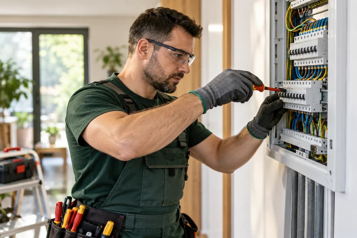 Imagine ilustrativă pentru electrician și instalații electrice